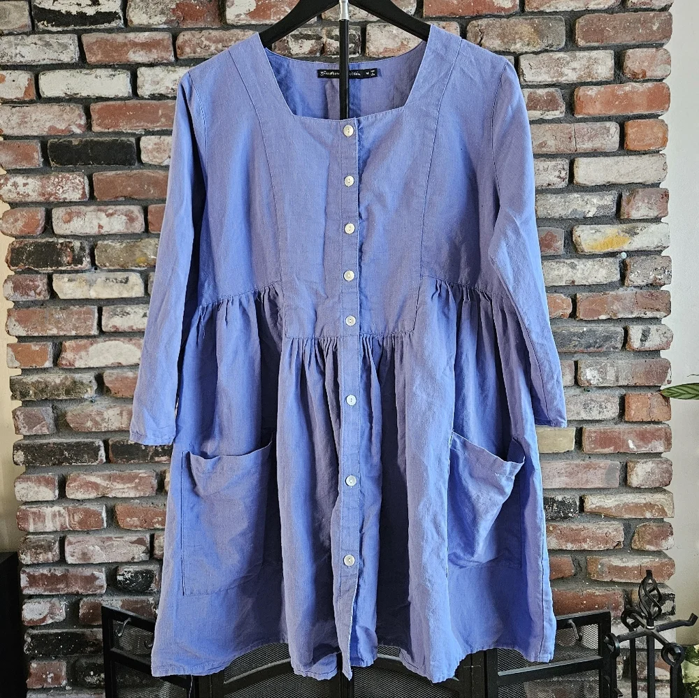 Gudrun Sjoden Linen Tunic - Picture 1 of 3